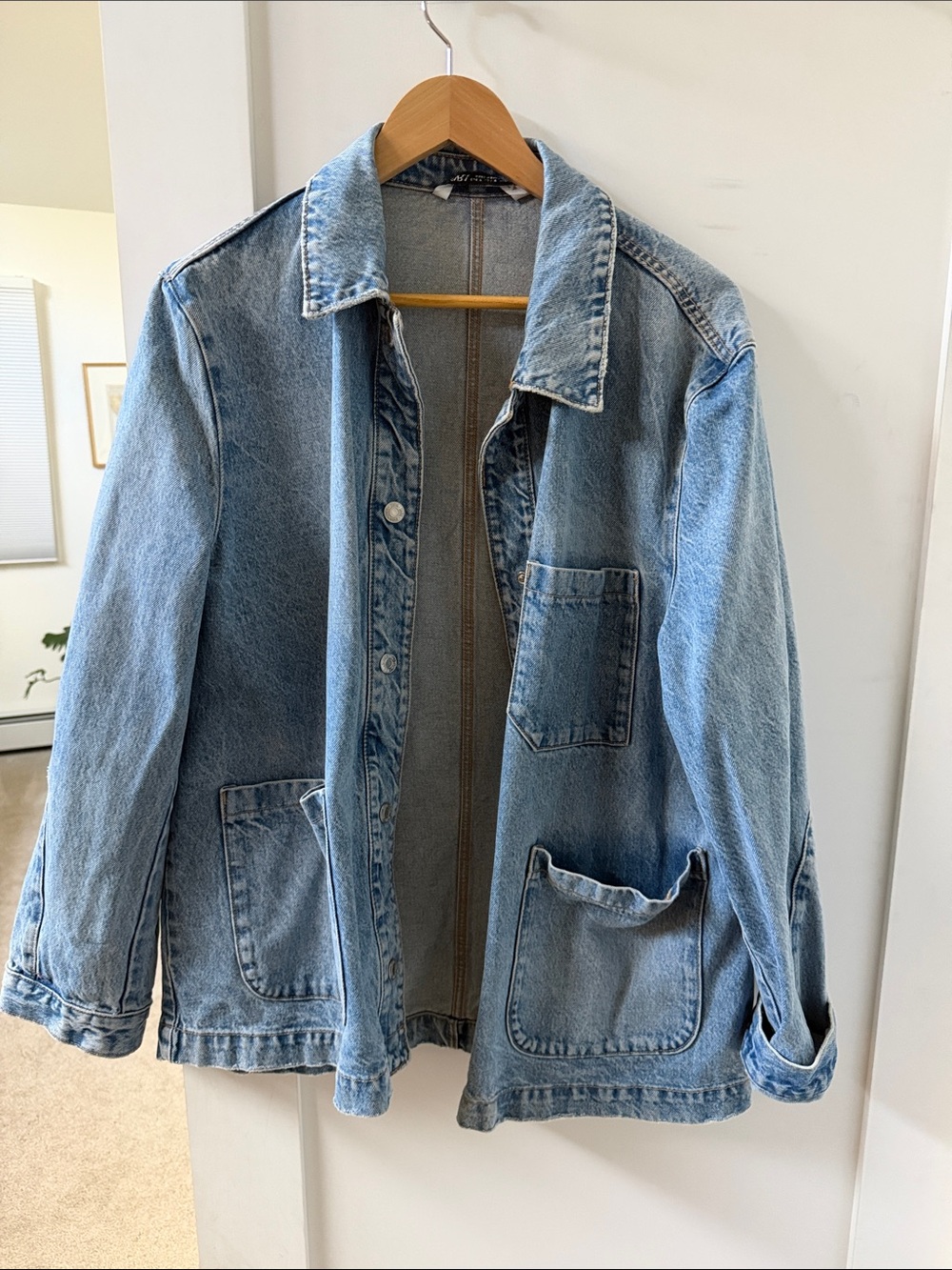 Light Blue Denim Jacket - Womens Chore Jacket